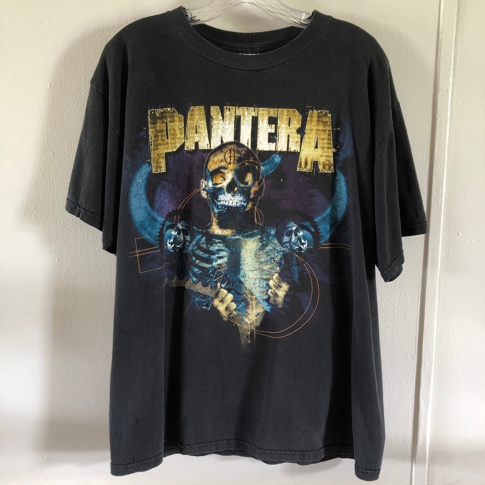 Pantera Winterland Black Short Sleeve T Shirt L